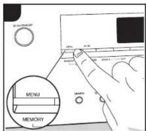 ONKYO TX8260 - Mémorisation des stations sous les touches BGM - 1
