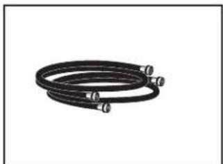 WHIRLPOOL WTW5100HC - Piezas suministradas: - 2