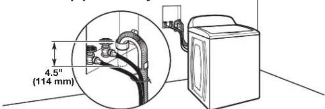 WHIRLPOOL WTW6120HC - Wall standpipe drain system - 1