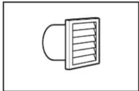 WHIRLPOOL WGD5100HC - Évents pour conduit d'évacuation : - 1