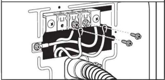 WHIRLPOOL WGD5100HC - Conecte los cables restantes - 1