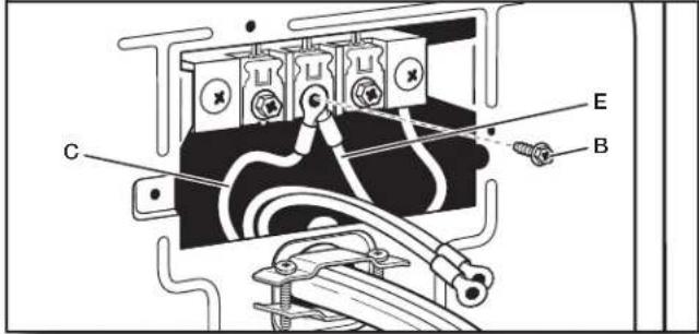 WHIRLPOOL WED5100HC - Quite el tornillo central - 2