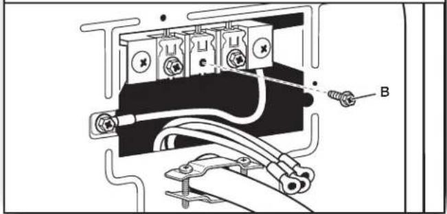 WHIRLPOOL WED5100HC - Quite el tornillo central - 1