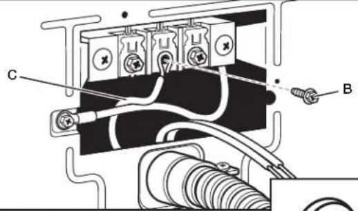 WHIRLPOOL WED5100HC - Connecter le conducteur neutre - 1