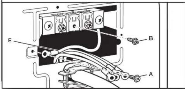 WHIRLPOOL WED5100HC - Conexión con cable de suministro eléctrico de 4 hilos - 4