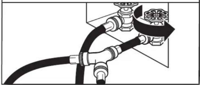 WHIRLPOOL WED5100HC - Turn on cold water faucet - 1