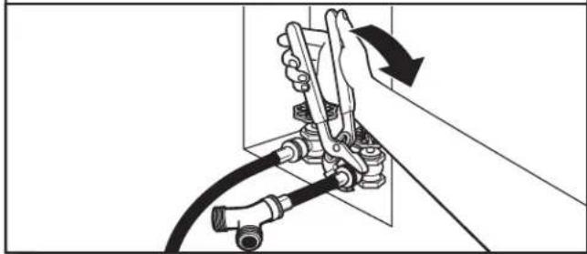 WHIRLPOOL WED5100HW - Serrer les raccords - 1