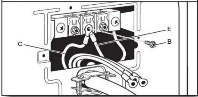 WHIRLPOOL WED5100HW - Connecter le conducteur de terre neutre et le conducteur neutre - 1
