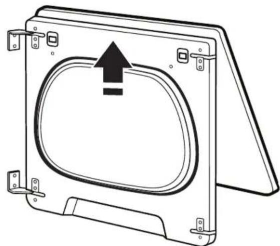 WHIRLPOOL WED5100HW - Quite el ensamblaje de la puerta - 4