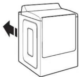 WHIRLPOOL WED5100HW - Move dryer to final location - 1