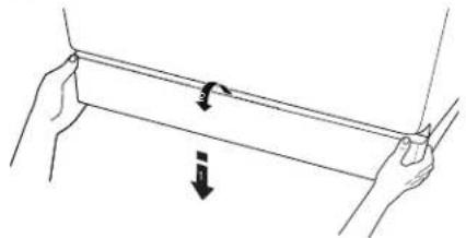 WHIRLPOOL WED5100HW - Tringle de la base (sur certains modèles) - 2