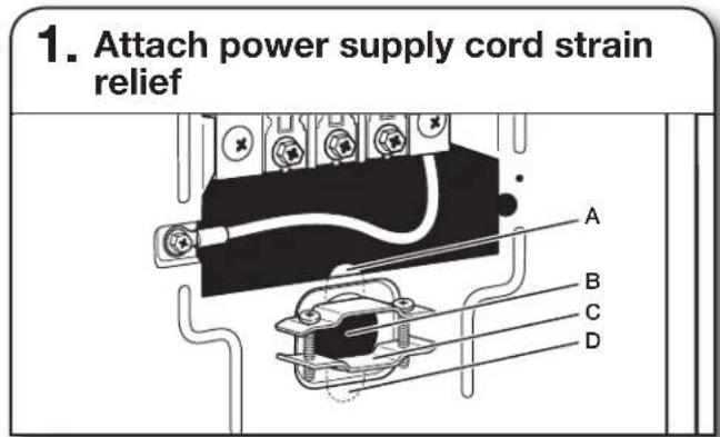 WHIRLPOOL WED7120HC - POWER SUPPLY CORD CONNECTION - 1