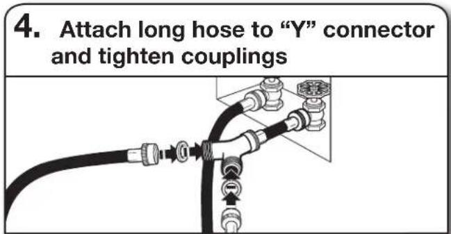 WHIRLPOOL WED7120HC - CONNECT INLET HOSES - 4