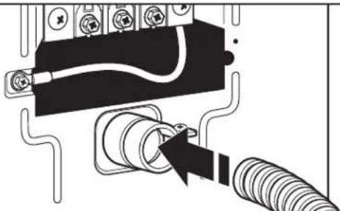 WHIRLPOOL WED7120HC - Attach direct wire cable to strain relief - 1