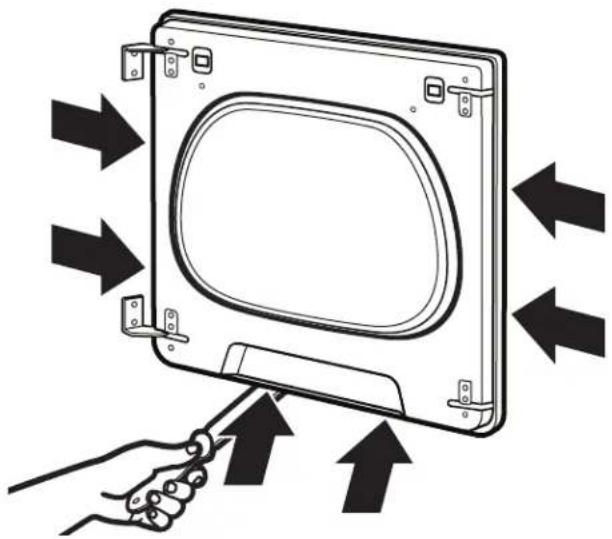 WHIRLPOOL WED7120HW - Remove the door assembly - 3