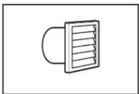 WHIRLPOOL WED7120HW - Évents pour conduit d'évacuation : - 1