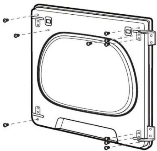 WHIRLPOOL WED7120HW - Dépose de la porte. - 10