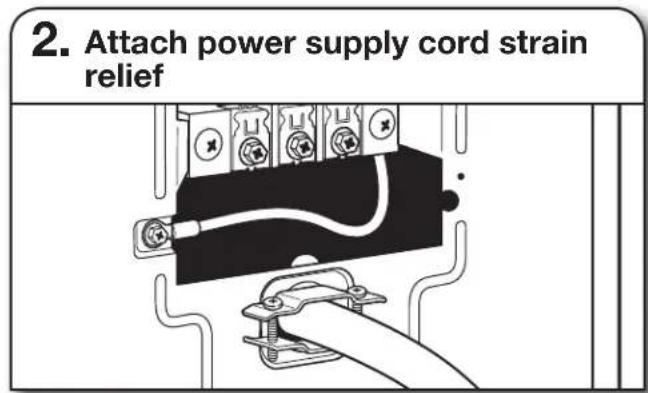 WHIRLPOOL WED7120HW - Power Supply Cord Strain Relief - 2
