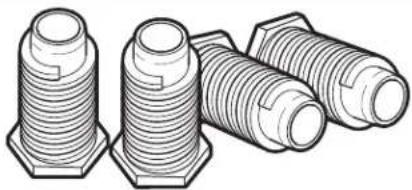 WHIRLPOOL WED8120HW - Screw in leveling legs - 1