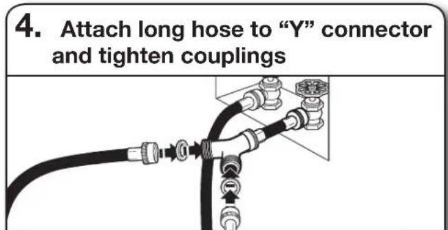 WHIRLPOOL WED8120HW - CONNECT INLET HOSES - 4
