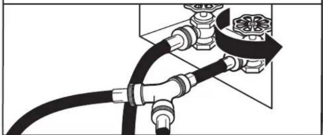 WHIRLPOOL WED8120HW - Turn on cold water faucet - 1