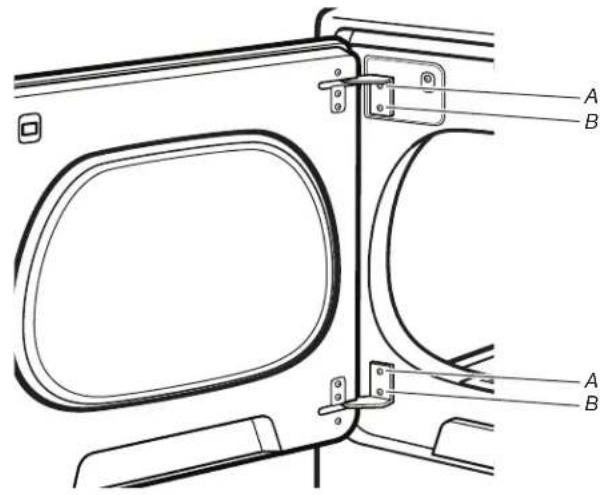 WHIRLPOOL WED8120HW - Dépose de la porte. - 12