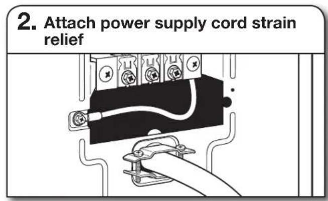 WHIRLPOOL WED8120HW - POWER SUPPLY CORD CONNECTION - 2