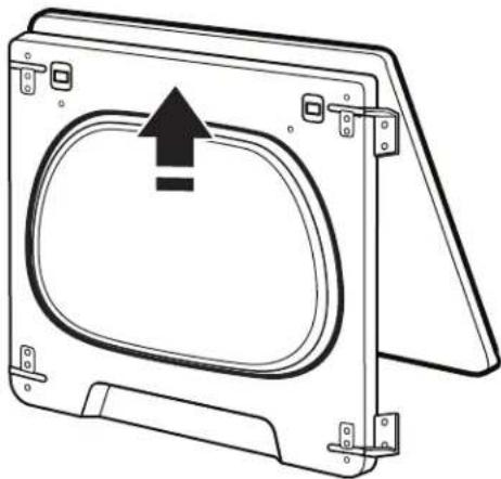 WHIRLPOOL WED8120HW - Dépose de la porte. - 9