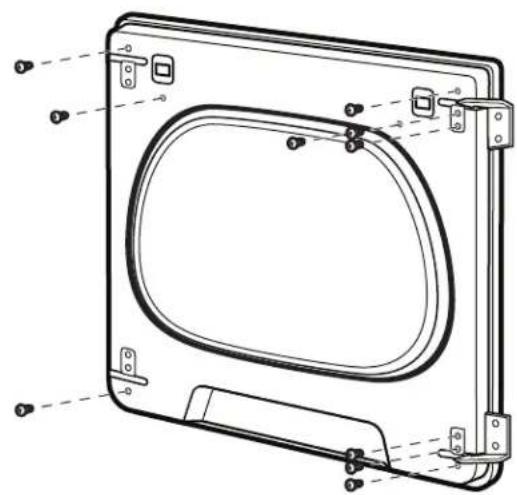 WHIRLPOOL WED8120HW - Quite el ensamblaje de la puerta - 10