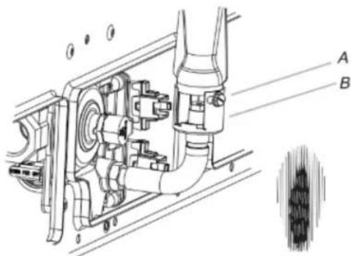 WHIRLPOOL WFG525S0JT - Réglage de la taille des flammes sur le brûleur de cuisson au four (le cas échéant) - 1