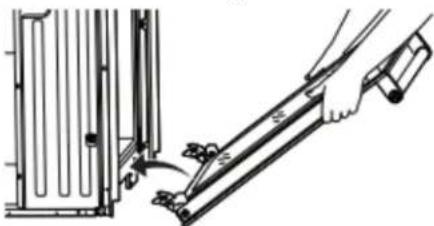 WHIRLPOOL WOS31ES0JS - Réinstallation de la/des porte(s) du four - 3