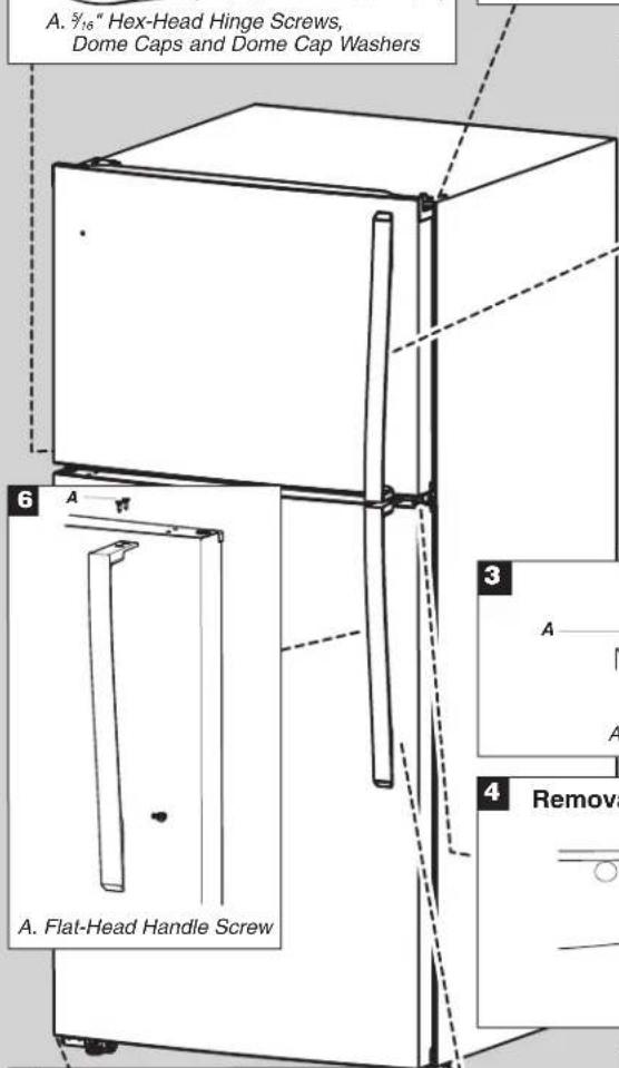 WHIRLPOOL WRT348FMEB - Style 1 - Contour Door - 6