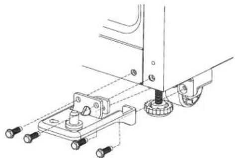 WHIRLPOOL WRT348FMEB - Installation de la porte du réfrigerateur - 1