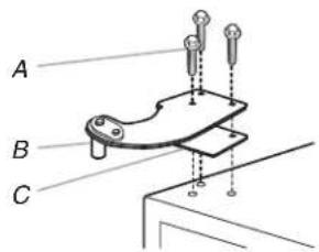 WHIRLPOOL WRT348FMEB - Reverse Top Hinge - Contour door models only - 3