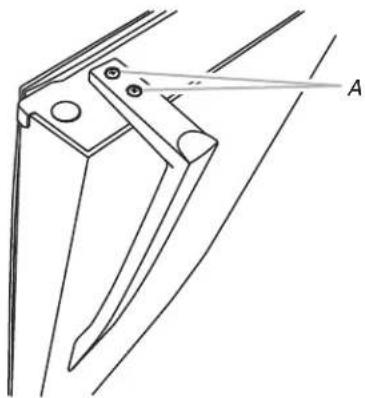 WHIRLPOOL WRT348FMEB - Door handles installed with flat-head screws only: - 2