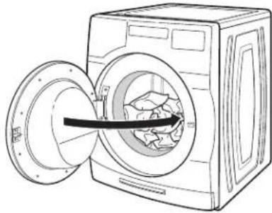 WHIRLPOOL WFW6620HW - Charger les vêtements dans la machine - 1