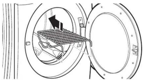 WHIRLPOOL WHD862CHC - UTILISATION DE LA GRILLE DE SECHAGE - 1