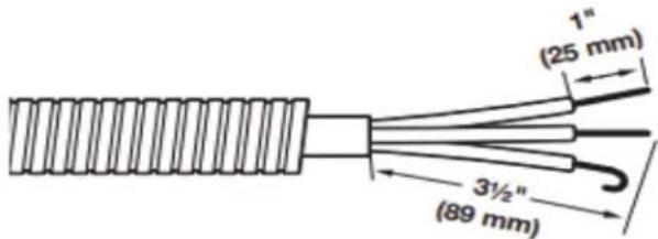 WHIRLPOOL WHD862CHC - Prepare your 3-wire cable for direct connection - 1