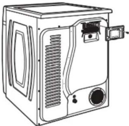 WHIRLPOOL WHD862CHC - Retirer le couvercle du bornier - 1