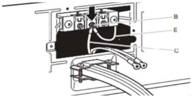 WHIRLPOOL WHD862CHC - Connect neutral bond wire and neutral wire - 1