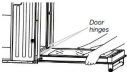 WHIRLPOOL WOS72EC7HV - Enlever la/les porte(s) du four - 1