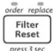 WHIRLPOOL WRFA32SMHZ - Restablecimiento de filtros - 1
