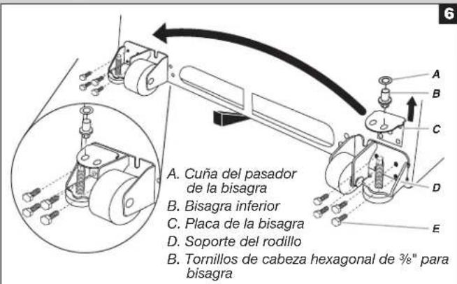 WHIRLPOOL WRFA32SMHZ - Cambio del sentido de abertura de las puertas (optional) - 7