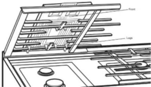 WHIRLPOOL WEG750H0HW - Install Griddle (on some models) - 1
