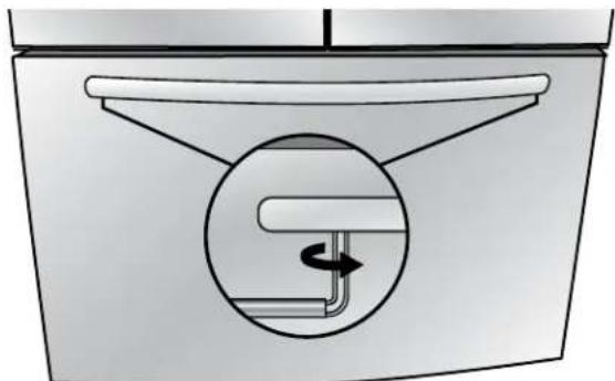 WHIRLPOOL WRF560SMHZ - Cómo instalar la manija del cajón - 2