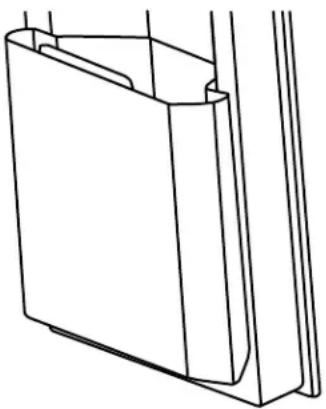 WHIRLPOOL WRF560SMHZ - Pour retirer et réinstaller le balconnet fraîcheur : - 1