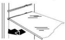 WHIRLPOOL WRF560SMHZ - To replace a shelf: - 1
