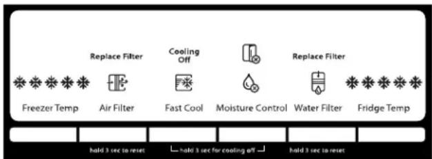 WHIRLPOOL WRF560SMHZ - Control Panel - 1