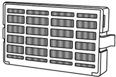 WHIRLPOOL WRF560SMHZ - Installation du filtre à air (sur certains modèles) - 1