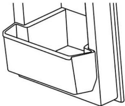 WHIRLPOOL WRF560SMHZ - To remove and replace the half-height bin: - 1
